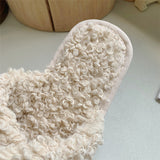 Plush Faux Fur Home Slippers