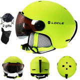 Unisex Ski Helmet with Goggles