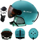 Unisex Ski Helmet with Goggles