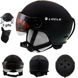 Unisex Ski Helmet with Goggles