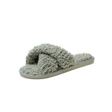 Plush Faux Fur Home Slippers