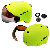 Unisex Ski Helmet with Goggles