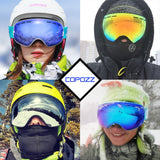 Anti-Fog UV400 Ski Mask Goggles