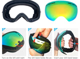 Anti-Fog UV400 Ski Mask Goggles