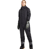 Ski Snowboard Jumpsuit One Piece Set - Black