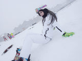 Women White Ski Set