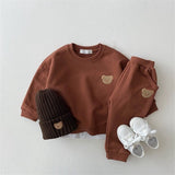 Teddy Bear Sweatshirt & Jogger Pants- Set