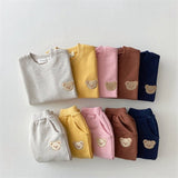 Teddy Bear Sweatshirt & Jogger Pants- Set