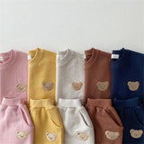 Teddy Bear Sweatshirt & Jogger Pants- Set