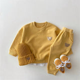 Teddy Bear Sweatshirt & Jogger Pants- Set