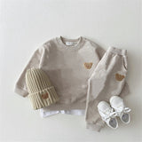 Teddy Bear Sweatshirt & Jogger Pants- Set