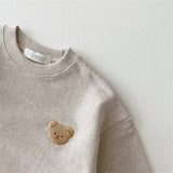 Teddy Bear Sweatshirt & Jogger Pants- Set