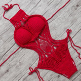 GIGI Handmade Crochet One Piece Bikini Swimsuit