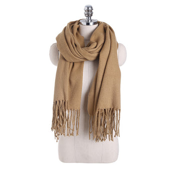 Camel Cashmere Blend Scarf 200x70 cm