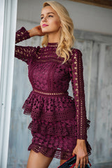 ANASTASIA Dress - Wine