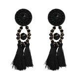 Boho Fringe Tassel Earrings - 9 colors