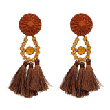 Boho Fringe Tassel Earrings - 9 colors