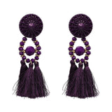 Boho Fringe Tassel Earrings - 9 colors