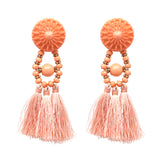 Boho Fringe Tassel Earrings - 9 colors