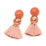 Boho Fringe Tassel Earrings - 9 colors