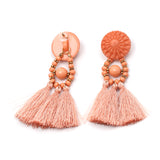 Boho Fringe Tassel Earrings - 9 colors