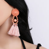 Boho Fringe Tassel Earrings - 9 colors