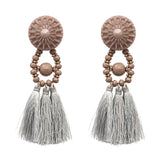 Boho Fringe Tassel Earrings - 9 colors