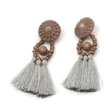 Boho Fringe Tassel Earrings - 9 colors