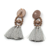 Boho Fringe Tassel Earrings - 9 colors