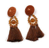 Boho Fringe Tassel Earrings - 9 colors