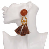 Boho Fringe Tassel Earrings - 9 colors