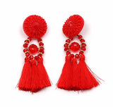 Boho Fringe Tassel Earrings - 9 colors