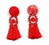 Boho Fringe Tassel Earrings - 9 colors