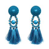 Boho Fringe Tassel Earrings - 9 colors