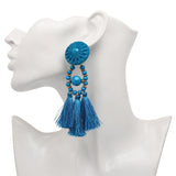 Boho Fringe Tassel Earrings - 9 colors