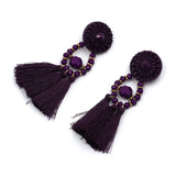 Boho Fringe Tassel Earrings - 9 colors