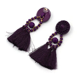 Boho Fringe Tassel Earrings - 9 colors