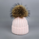 Pink Pomkin Hat + Scarf Set