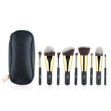 Vegan 9 Travel Makeup Brush + Case Set