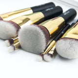 Vegan 9 Travel Makeup Brush + Case Set