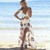 STACIE Ruffle Floral Maxi Dress