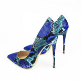 LIZZY Snake Print Pumps