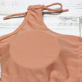 POLINA One Piece Beige and Pink Bikini