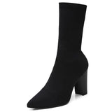 YANA Heel Sock Boots