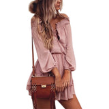 GRACE Chiffon Boho Loose Mini Dress