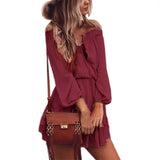 GRACE Chiffon Boho Loose Mini Dress