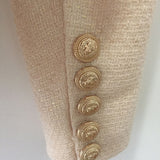 BUCKINGHAM TEXTURED BLAZER - Beige