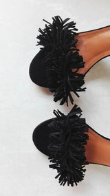 Pomkin Fringe Heels