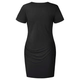 Perfect Fit Ruched Casual Dress