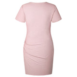 Perfect Fit Ruched Casual Dress